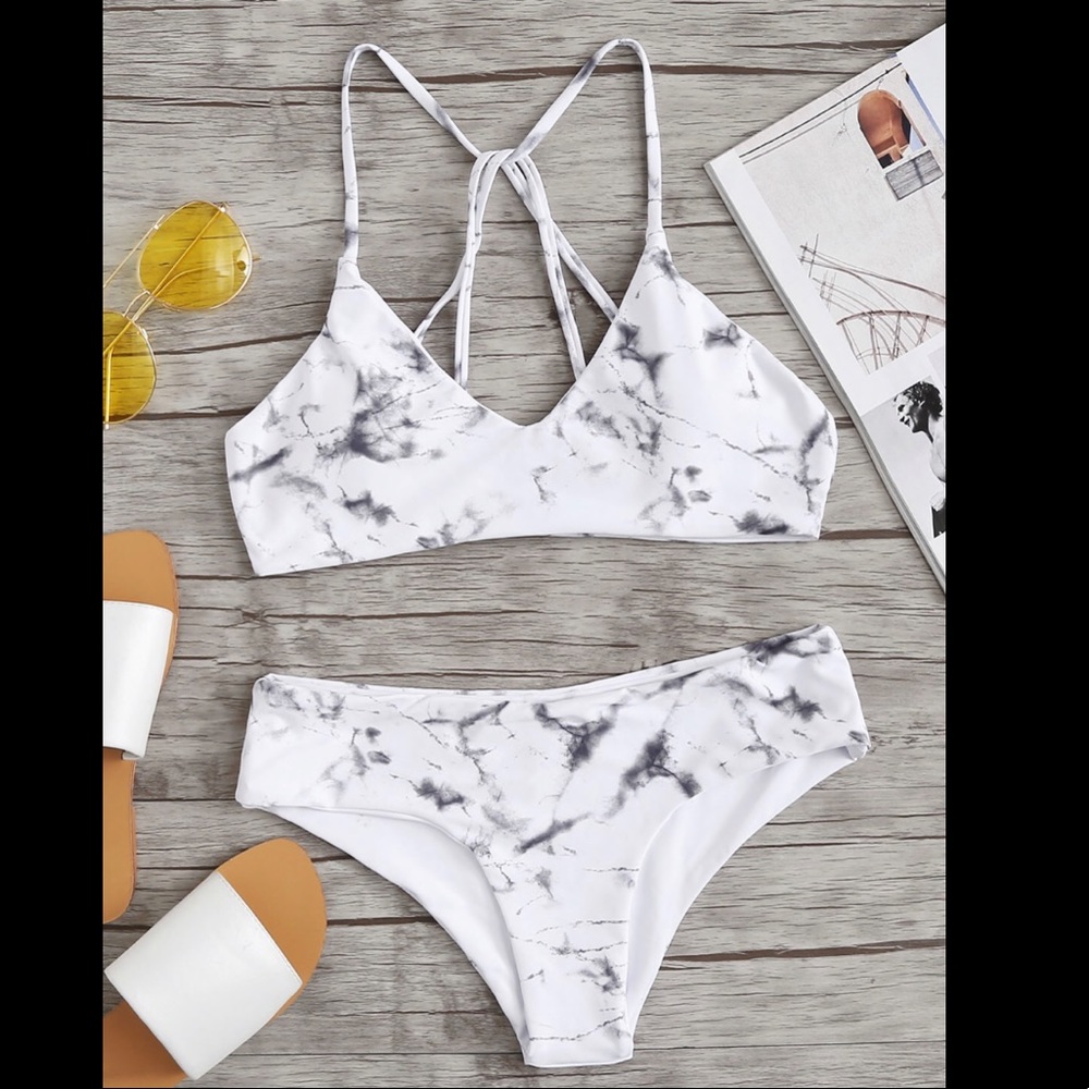 Brand New Marble Bikini